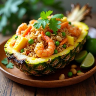 Cơm rang trái dứa