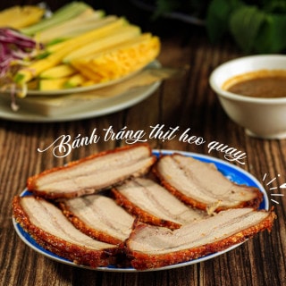 Bánh tráng thịt quay