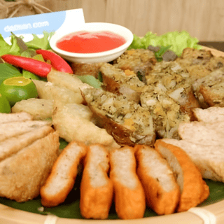 Bún đậu chả cốm