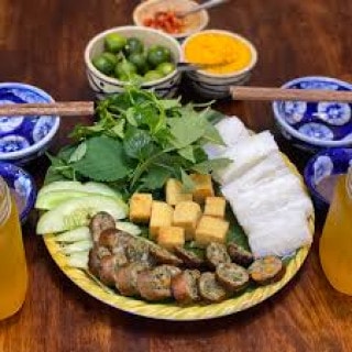 Bún đậu dồi sụn
