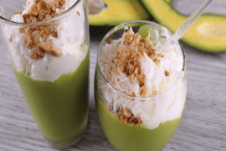 Kem bơ dừa mix xoài