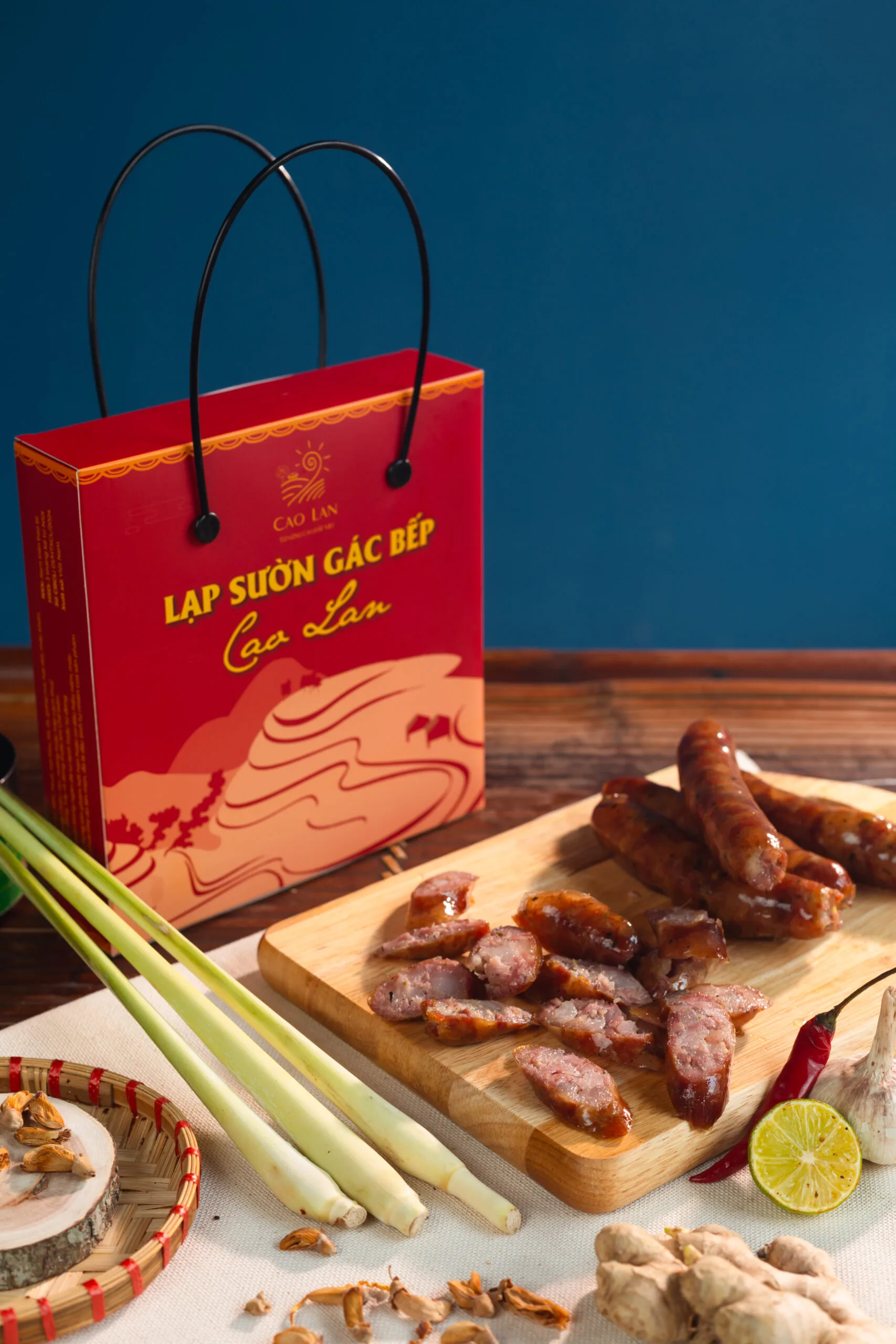 Lạp sườn Gác Bếp Cao Lan (Gói 450gam)