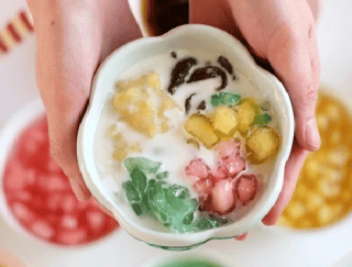 Chè sương sa hạt lựu