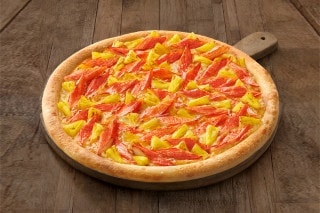 Pizza thanh cua sốt dứa phô mai