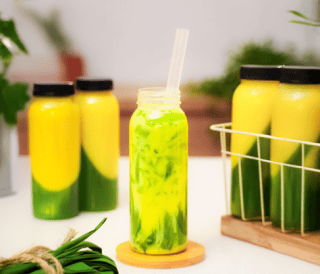 Sữa ngô thạch lá nếp