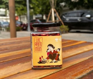 Lạc rang muối hồng