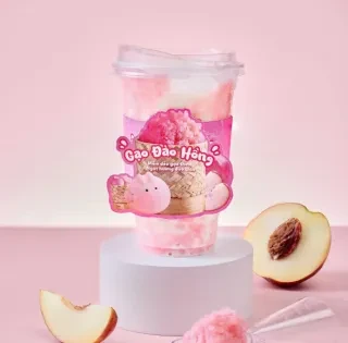 Sữa vải gạo hồng