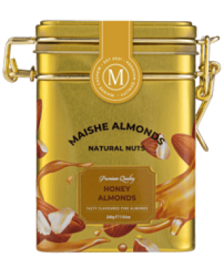 Hạnh nhân Vị mật ong Maishe Hộp Thiếc 180G
