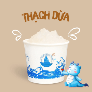 Topping thạch dừa