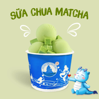 Sữa chua matcha
