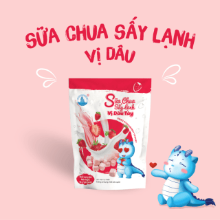 Sữa chua sấy lạnh Vị dâu tây