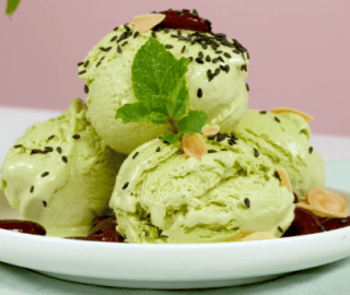 Kem ly vani /matcha hạt dẻ